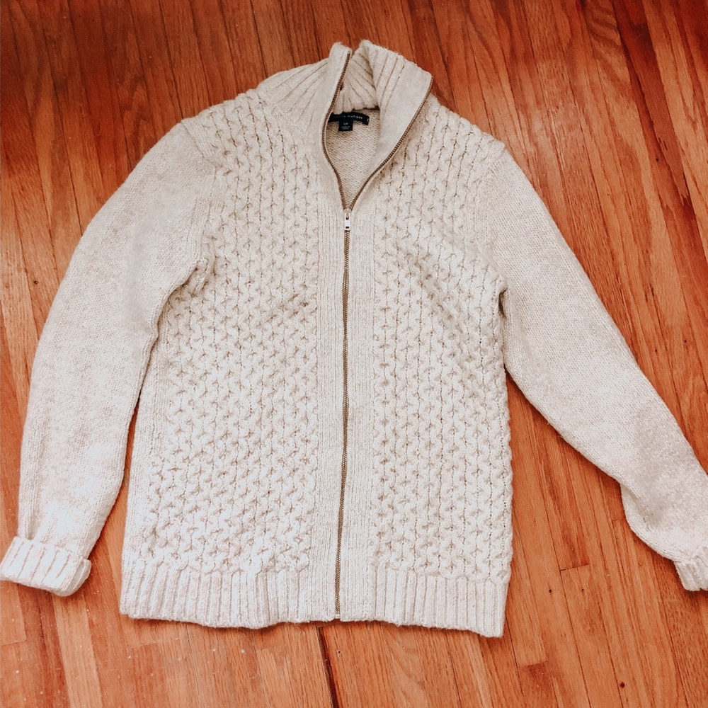 Zip up warm sweater